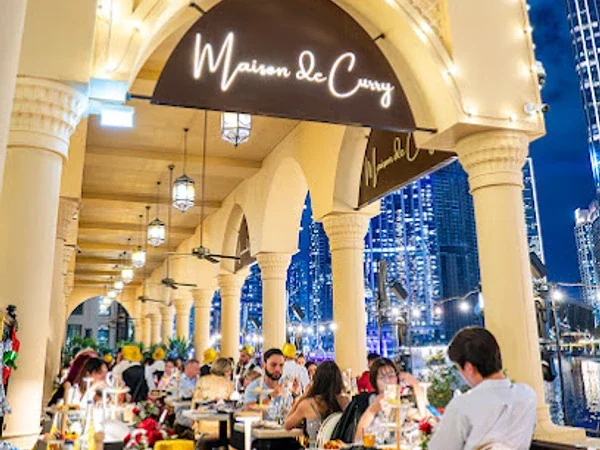 Maison De Curry | Restaurant with the best views of Burj Khalifa & Dubai Fountains