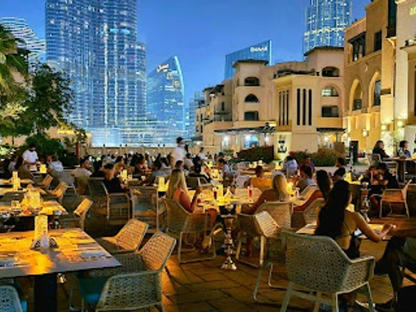 Arabeska Restaurant - Souk al Bahar, Dubai Mall - Burj Khalifa View