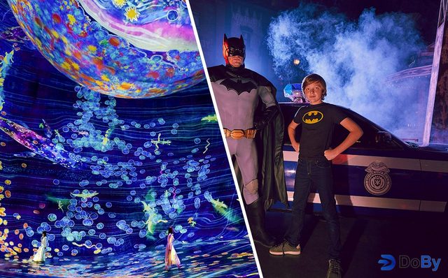 Combo: teamLab Phenomena Abu Dhabi + Warner Bros. World™ Abu Dhabi Entradas con Servicio de Transporte Gratuito