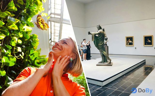Combo (Ahorra un 2%): Entradas Louvre + Butterfly Gardens Abu Dabi