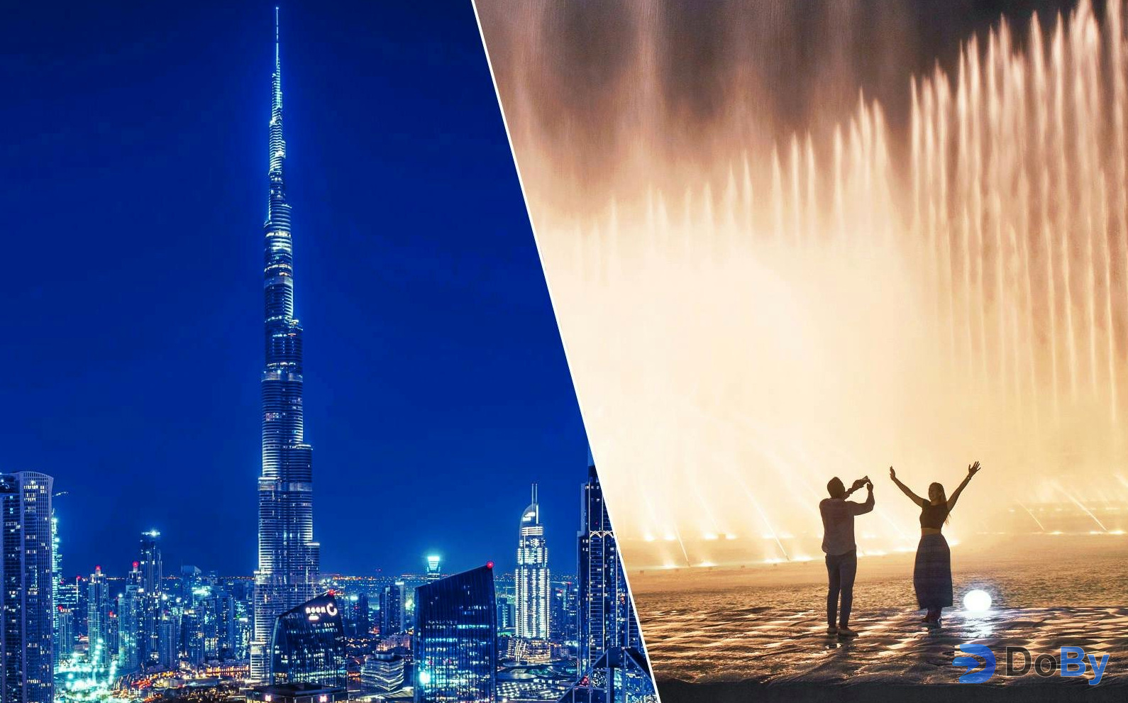 Комбо: Билеты на Бурдж Халифа + Dubai Fountain Boardwalk