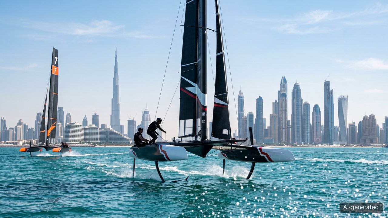 Этап SailGP в Дубае пройдёт 21 и 22 ноября в Порт-Рашиде