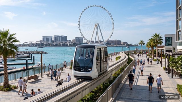Dubai tests driverless Glydways pods on Bluewaters in four-week trial