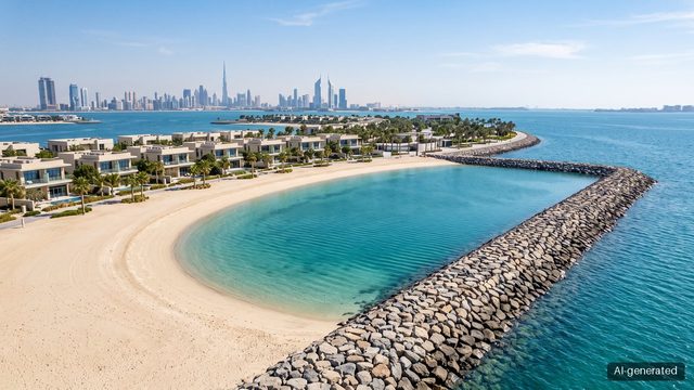 Dubai Islands to upgrade 3km of shoreline and add a beach near Bay Villas by 2027