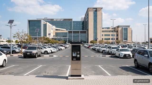 Parkin starts paid parking at Rashid Hospital, patients still park free